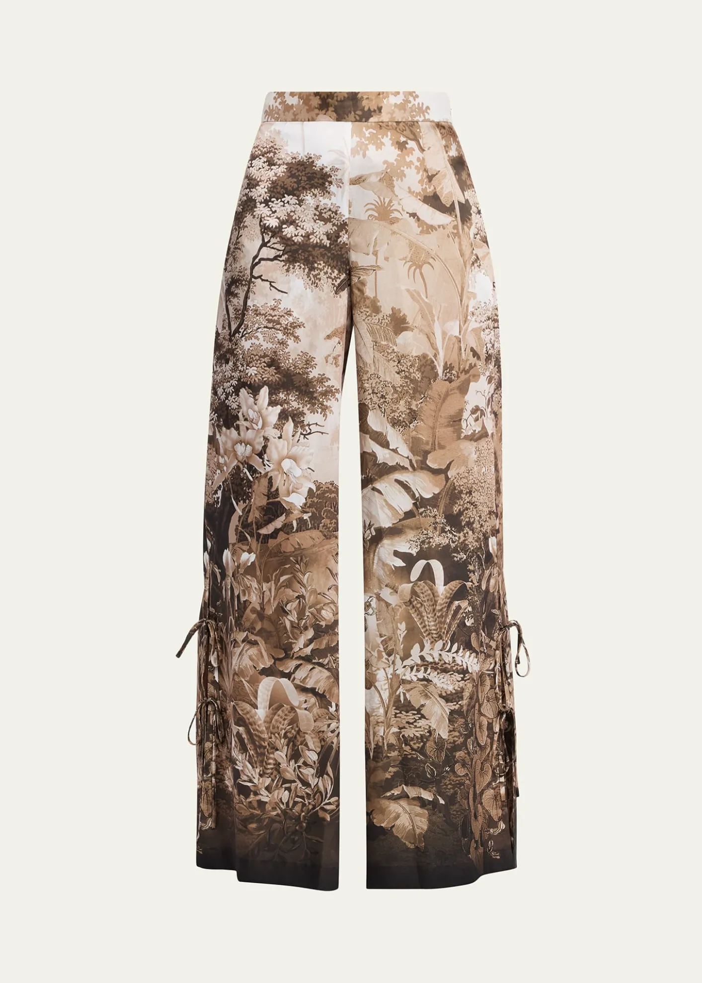 Kobi HalperinHelena Wide-Leg Botanical-Print Pants
