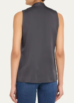 Kobi HalperinMila Silk-Stretch Sleeveless Top