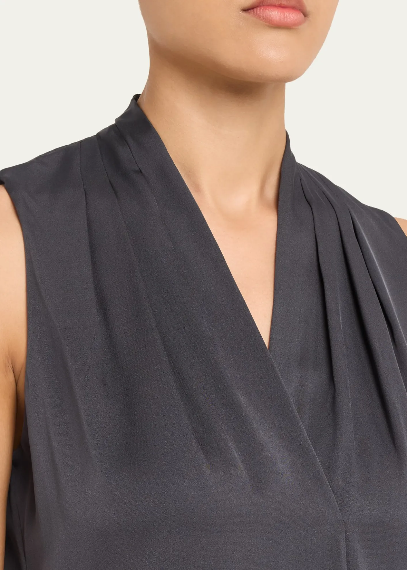 Kobi HalperinMila Silk-Stretch Sleeveless Top