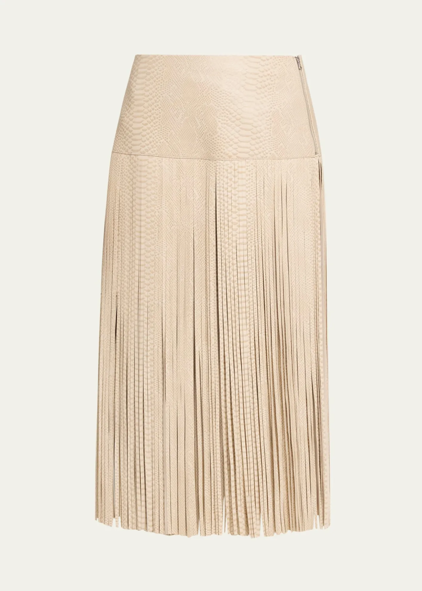 Kobi HalperinParker Leather Fringe Skirt