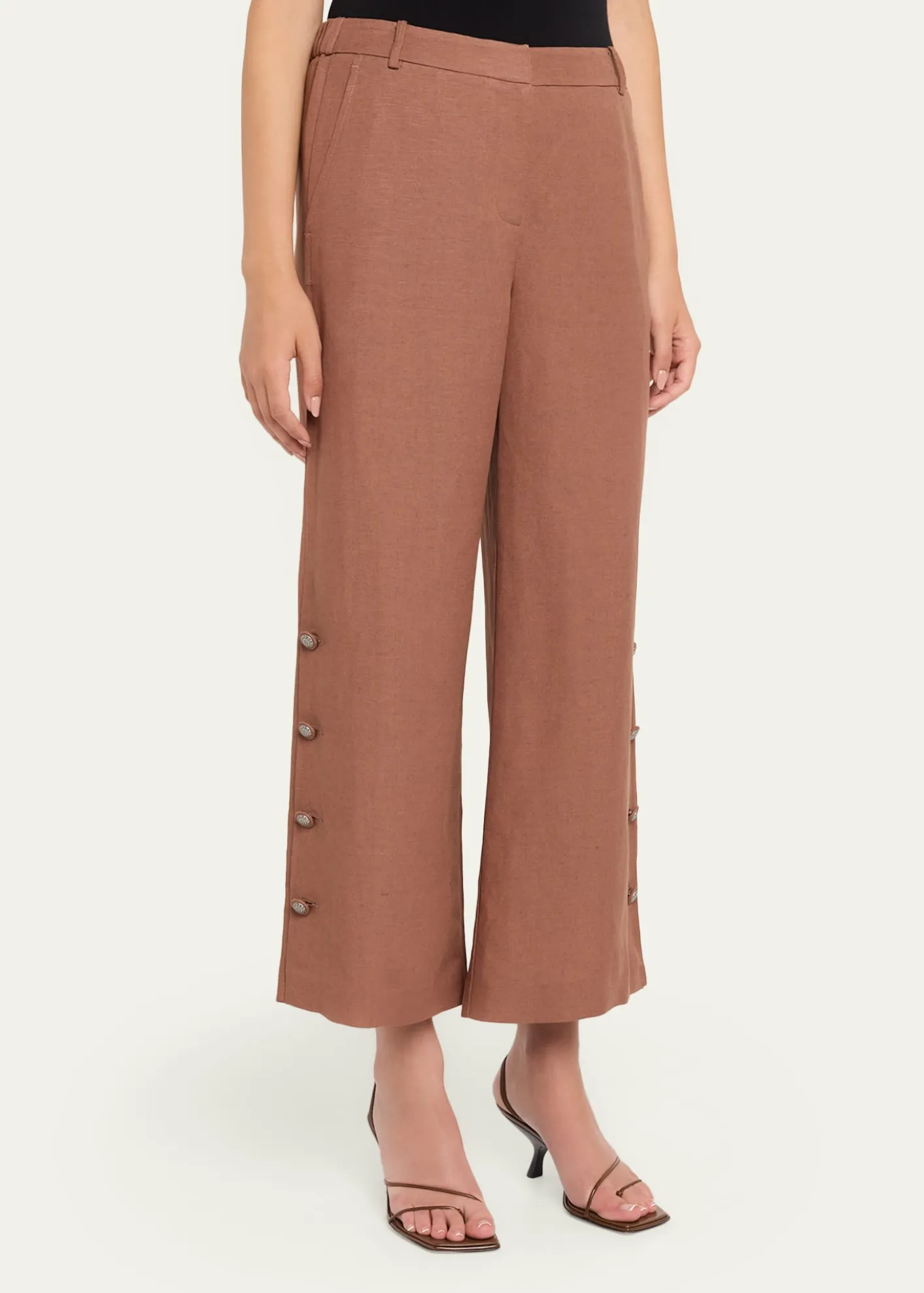 Kobi HalperinRemi Cropped Linen Pants
