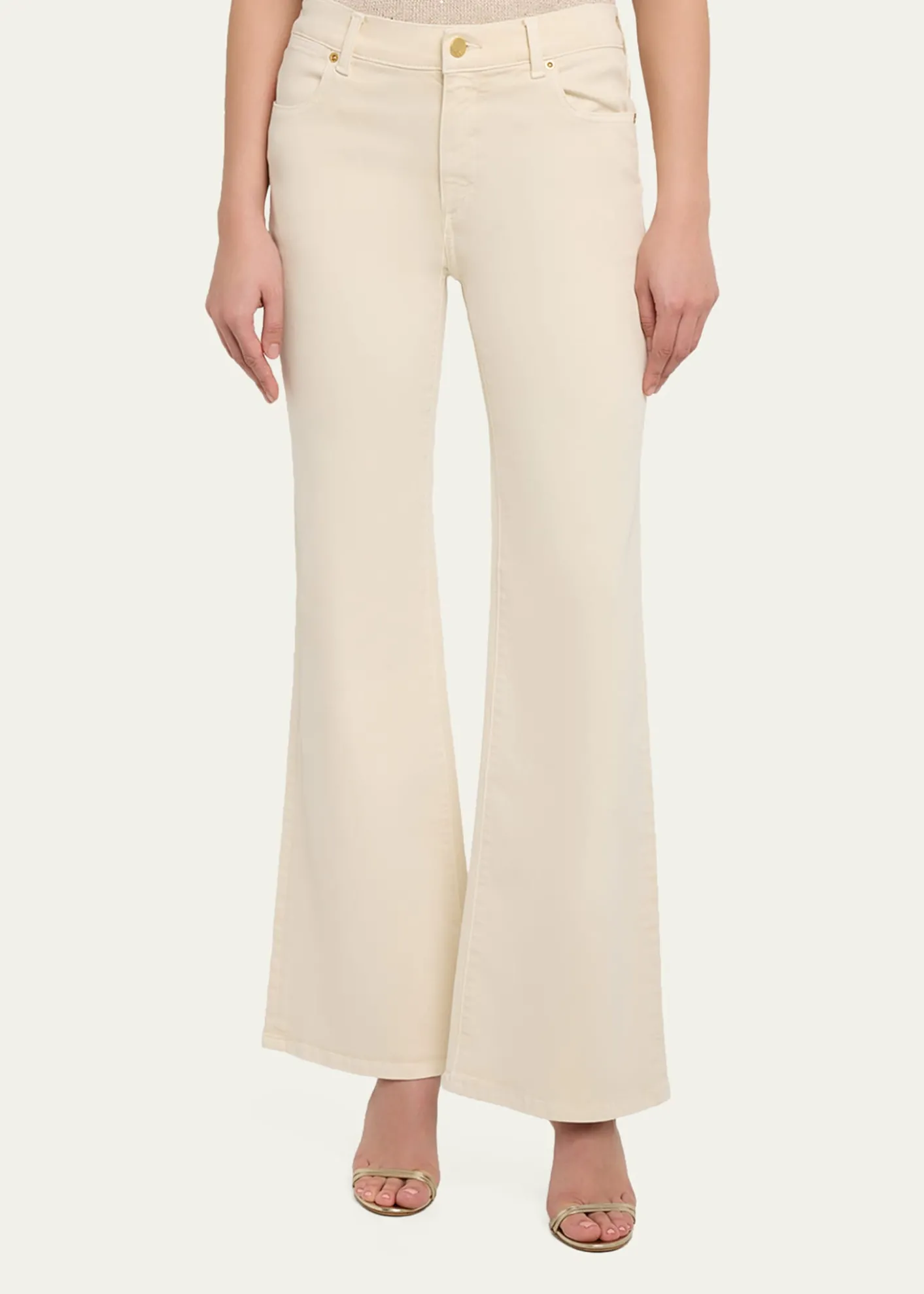 Kobi HalperinRosie Flare-Leg Stretch Cotton Pants