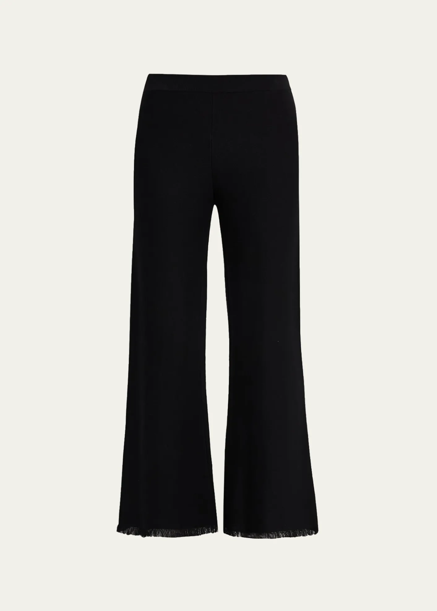 Kobi HalperinValley Fringe-Hem Pique Knit Pants