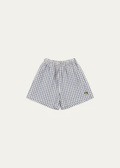 Konges SlojdBoy's Kim Gingham Organic Cotton Shorts, Size 12M-8