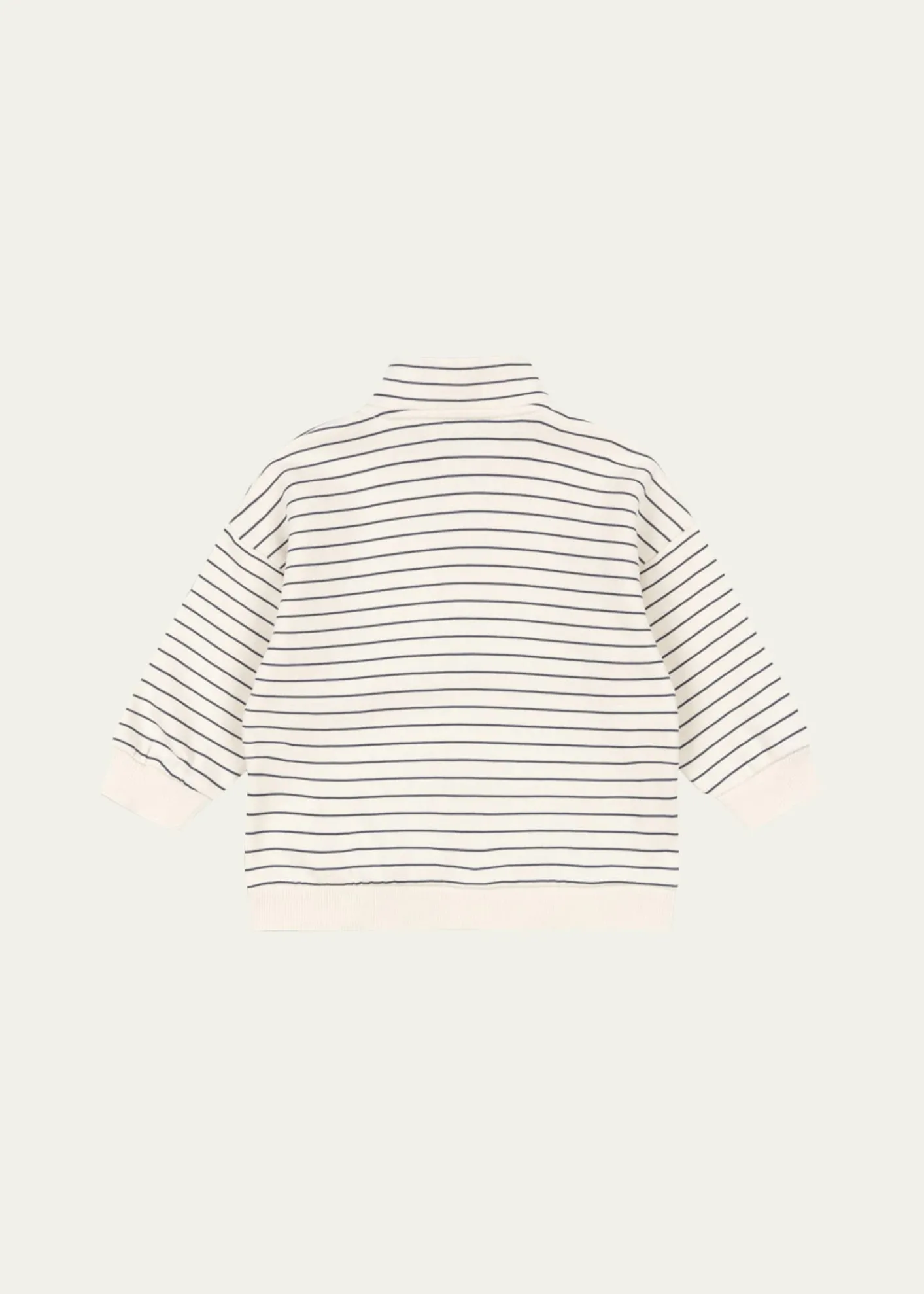 Konges SlojdBoy's Lou Striped Half-Zip Sweater, Size 6M-8