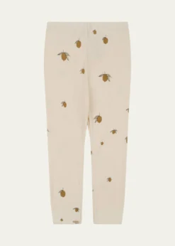 Konges SlojdGirl's Fruit Motif Leggings, Size Premie-18M