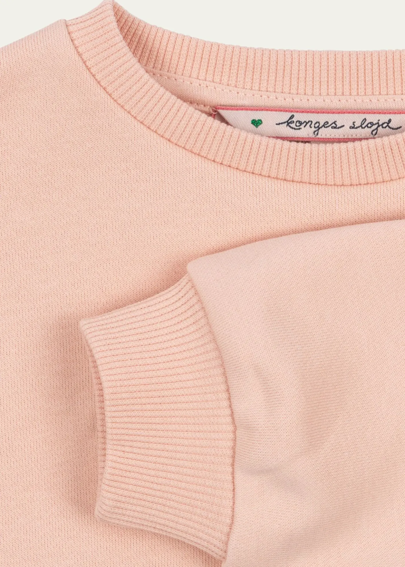 Konges SlojdGirl's Lou Cherry-Embroidered Terry Sweatshirt, Size 6M-8