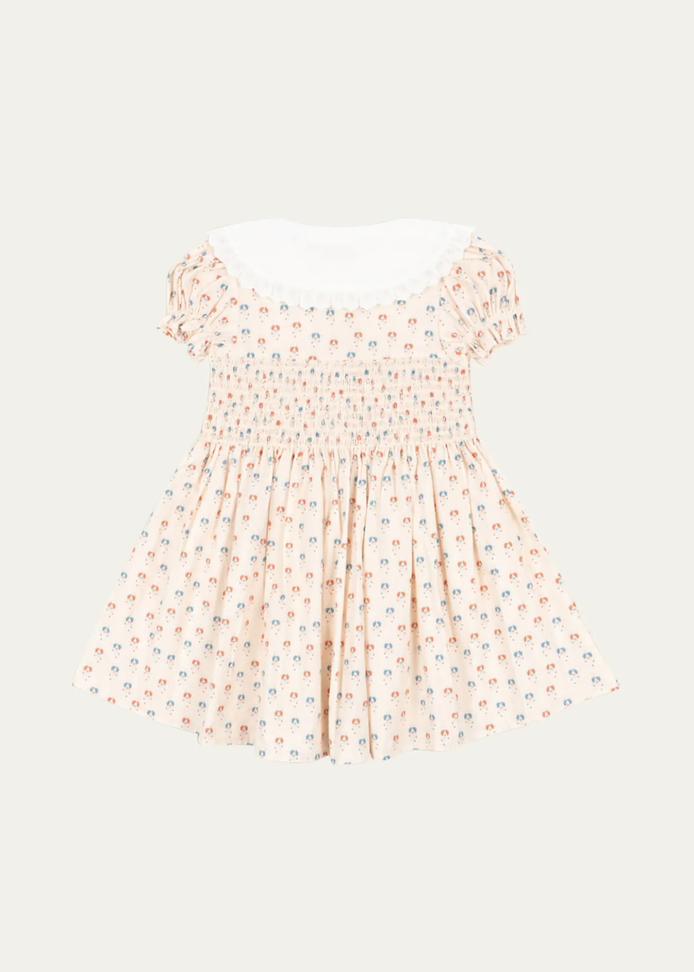 Konges SlojdGirl's Midsummer Smocked Floral-Print Dress, Size 2-10