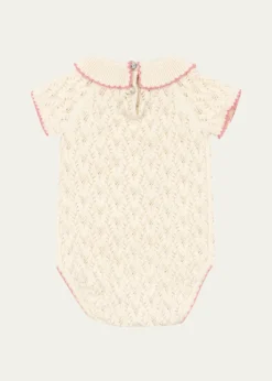 Konges SlojdGirl's Rosier Bodysuit, Size Newborn-18M