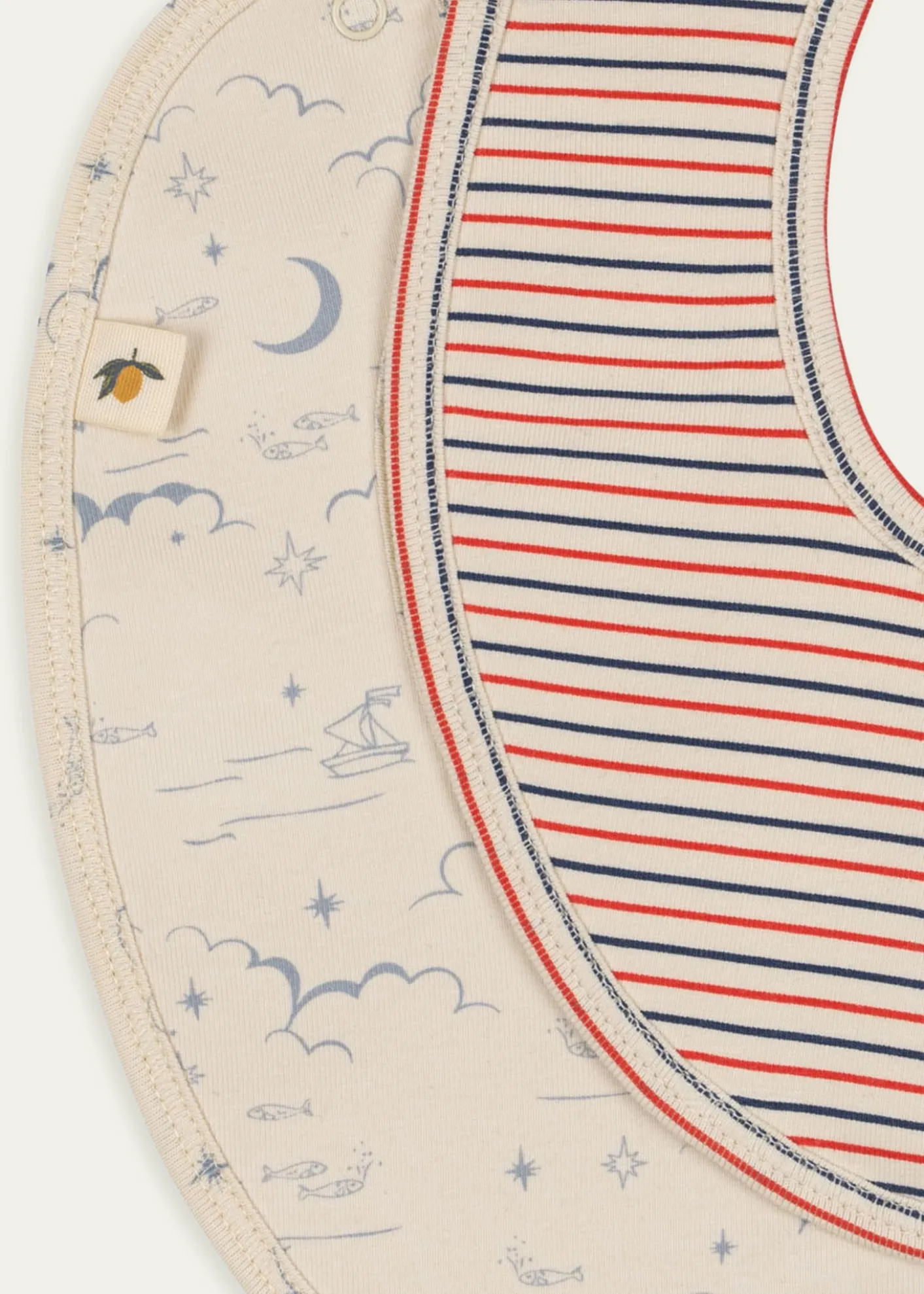 Konges SlojdKid's Basic Bibs, Set of 2