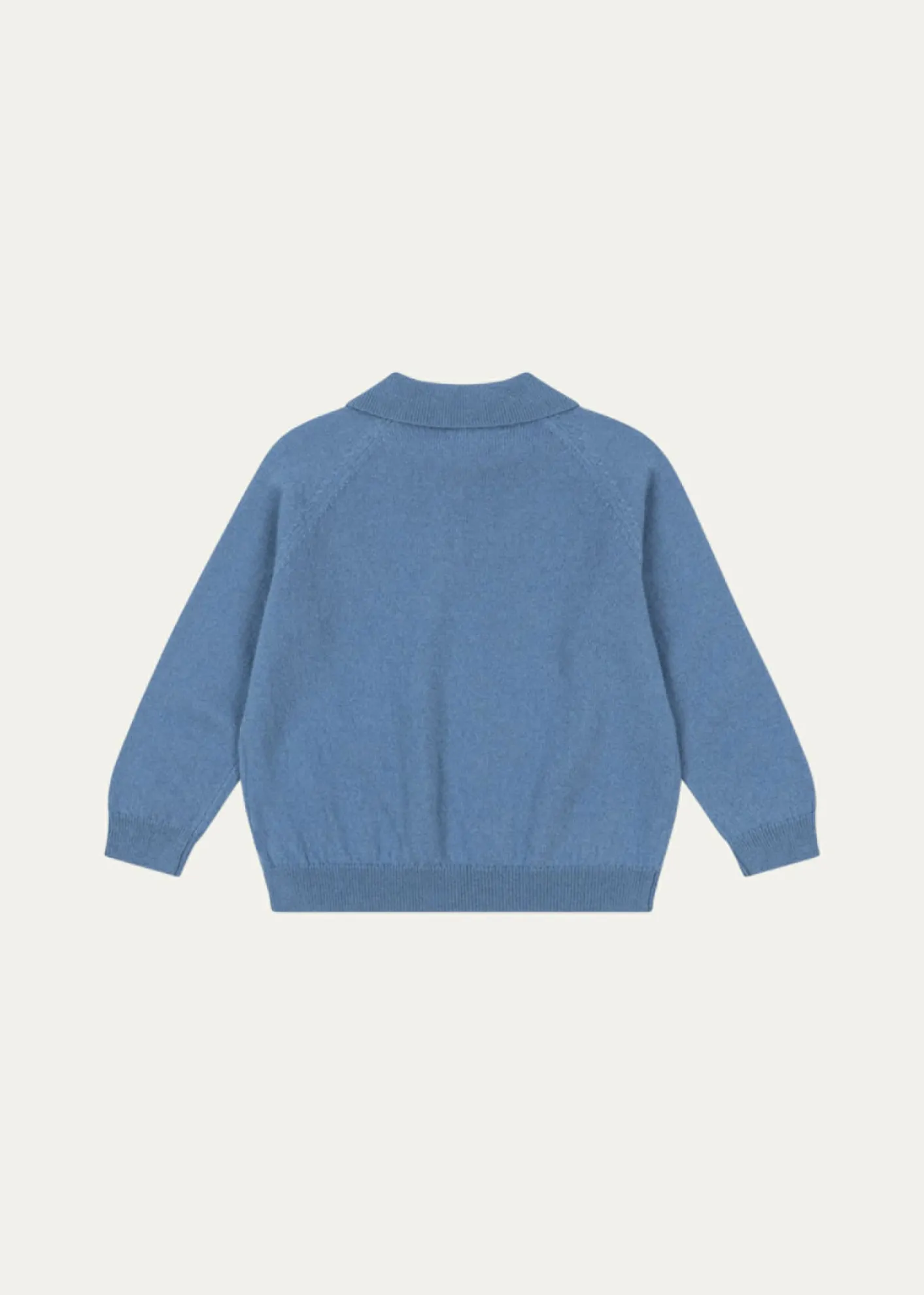 Konges SlojdBoy's Basi Striped Wool Knit Polo Sweater, Size 2-10