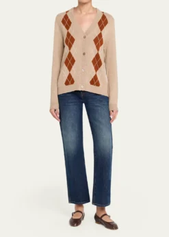 KuleArgyle V-Neck Cardigan