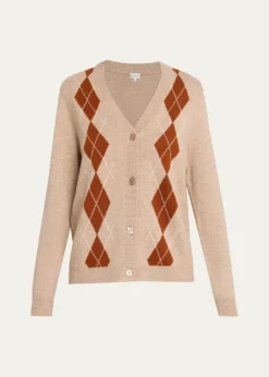 KuleArgyle V-Neck Cardigan