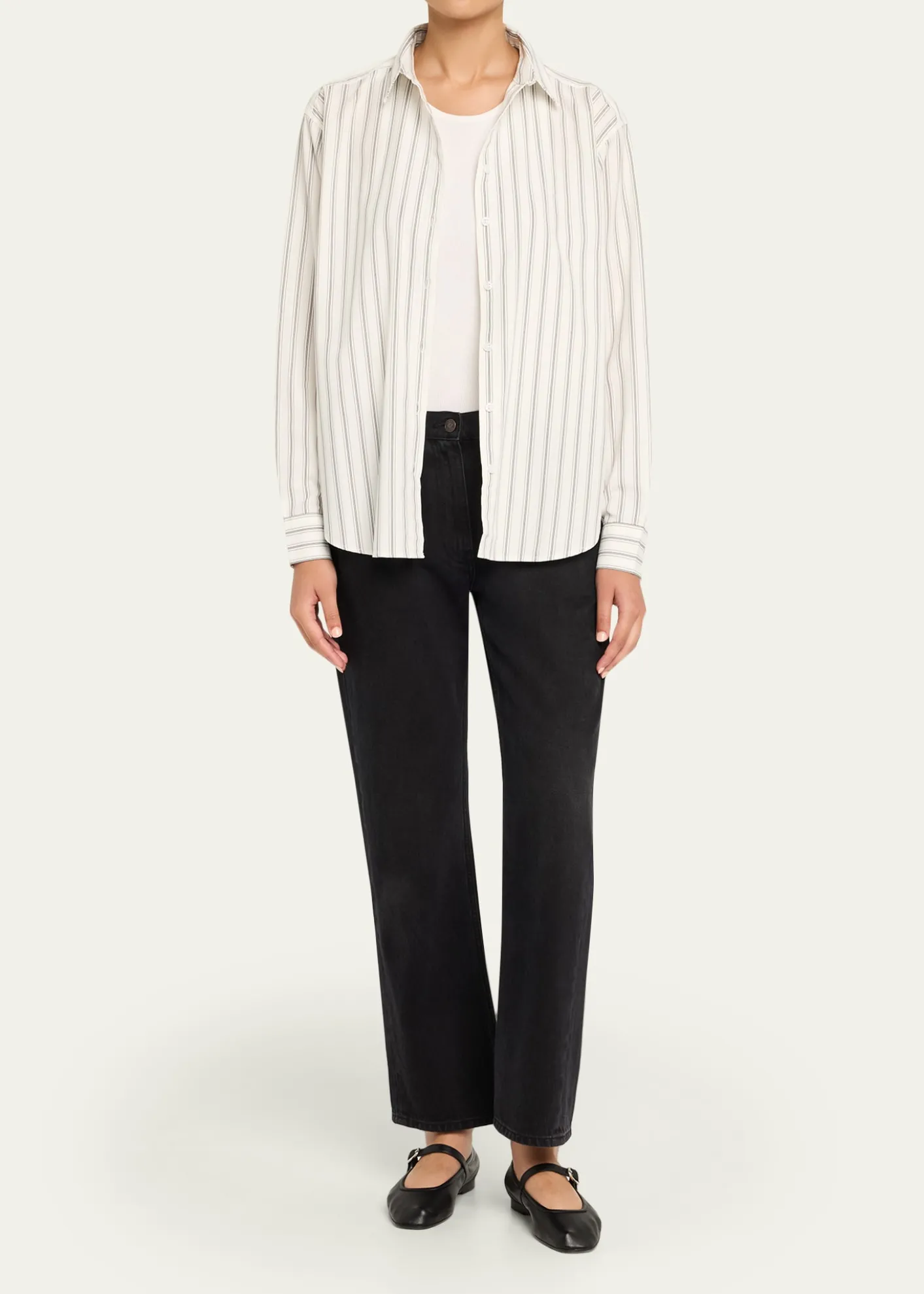 KuleThe Cordel Striped Button-Front Shirt