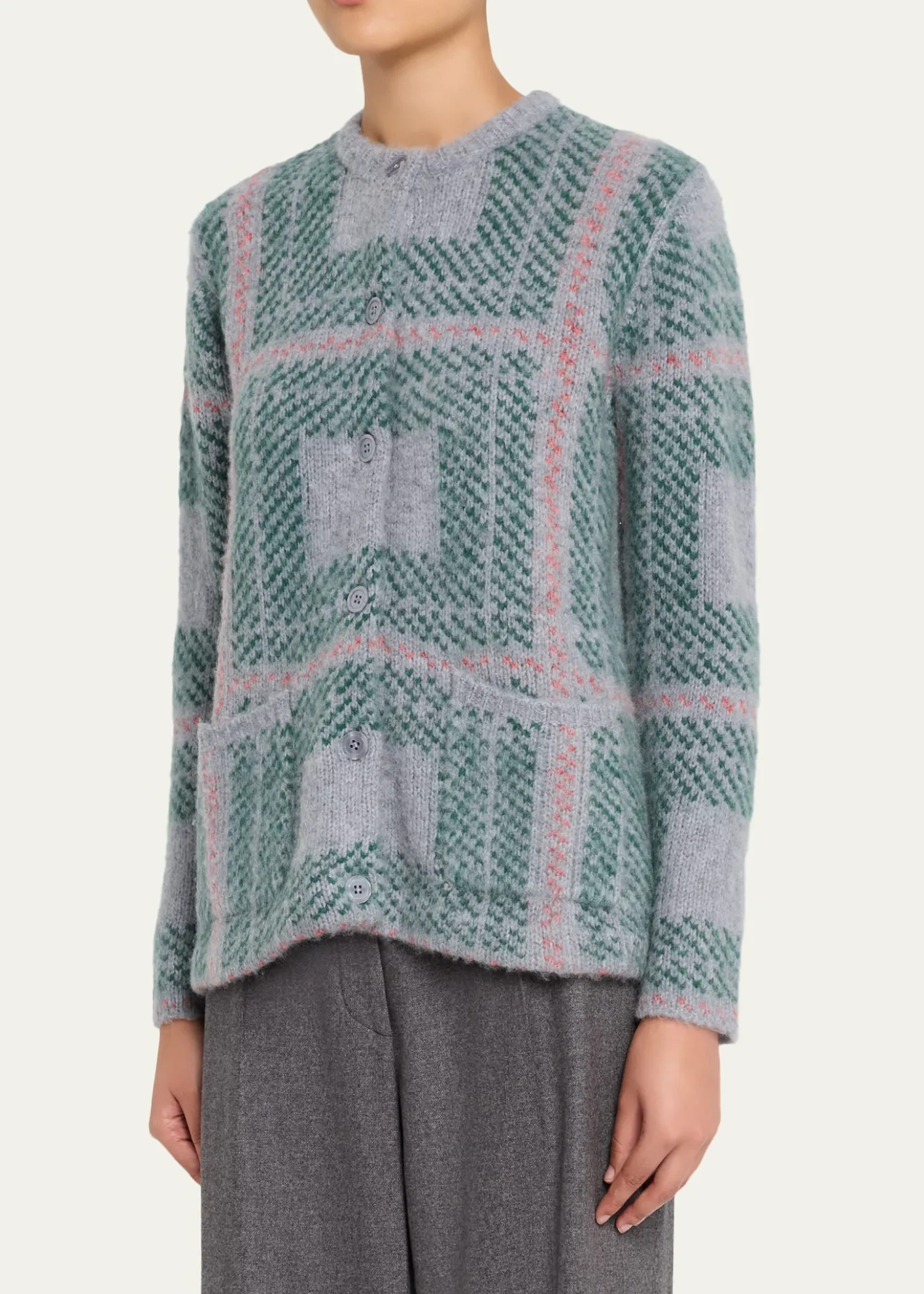 KuleThe Egon Tartan Cardigan