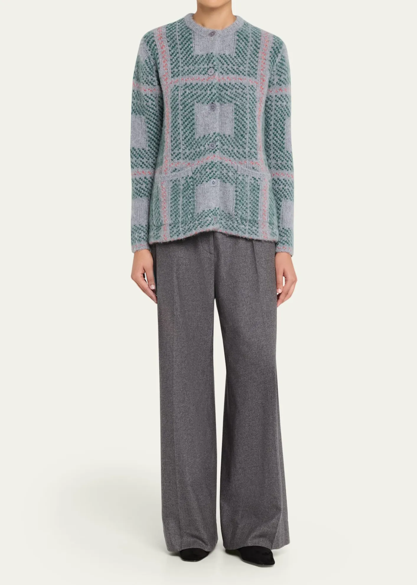KuleThe Egon Tartan Cardigan