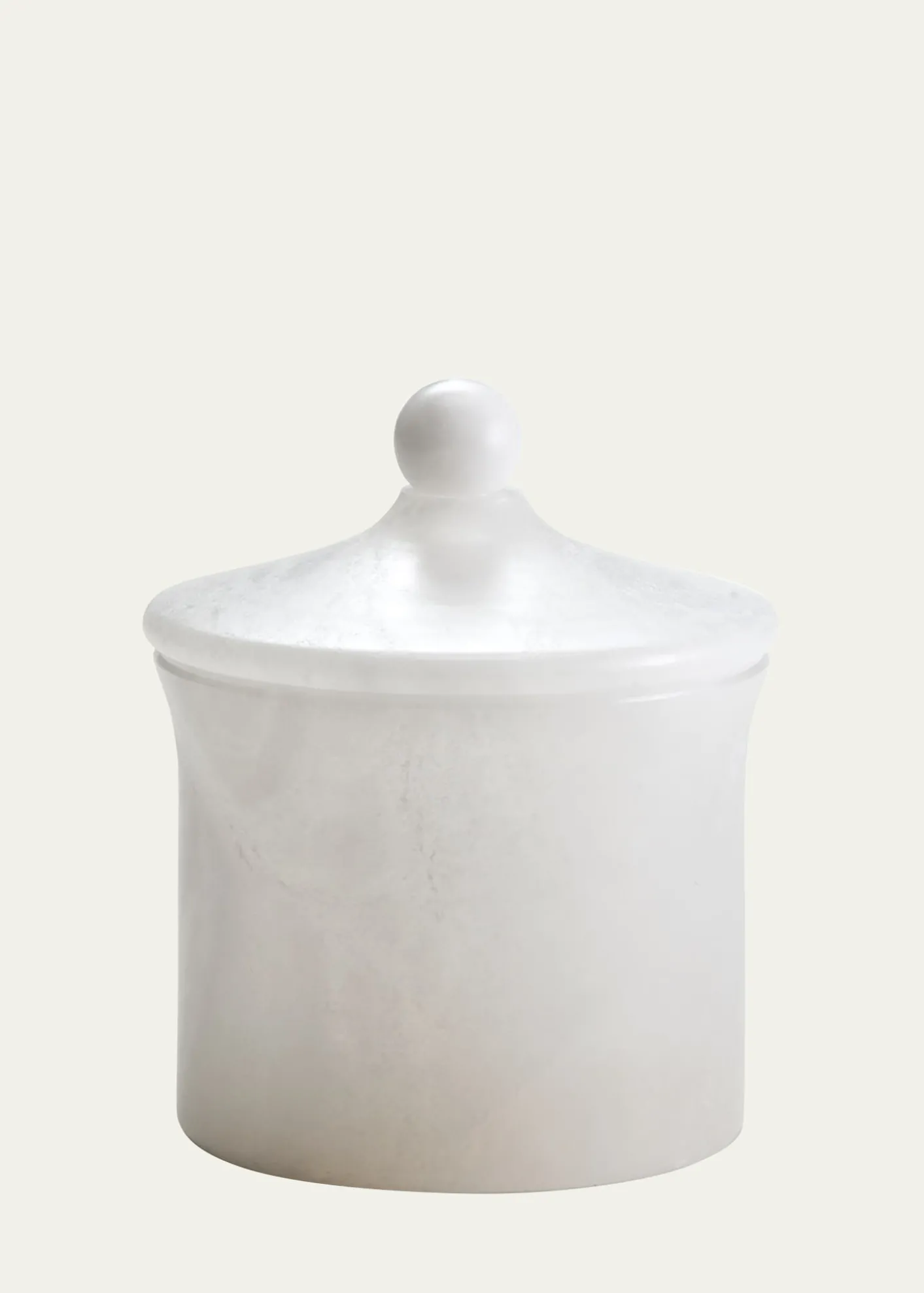 LabrazelAlisa Alabaster Bath Canister, White
