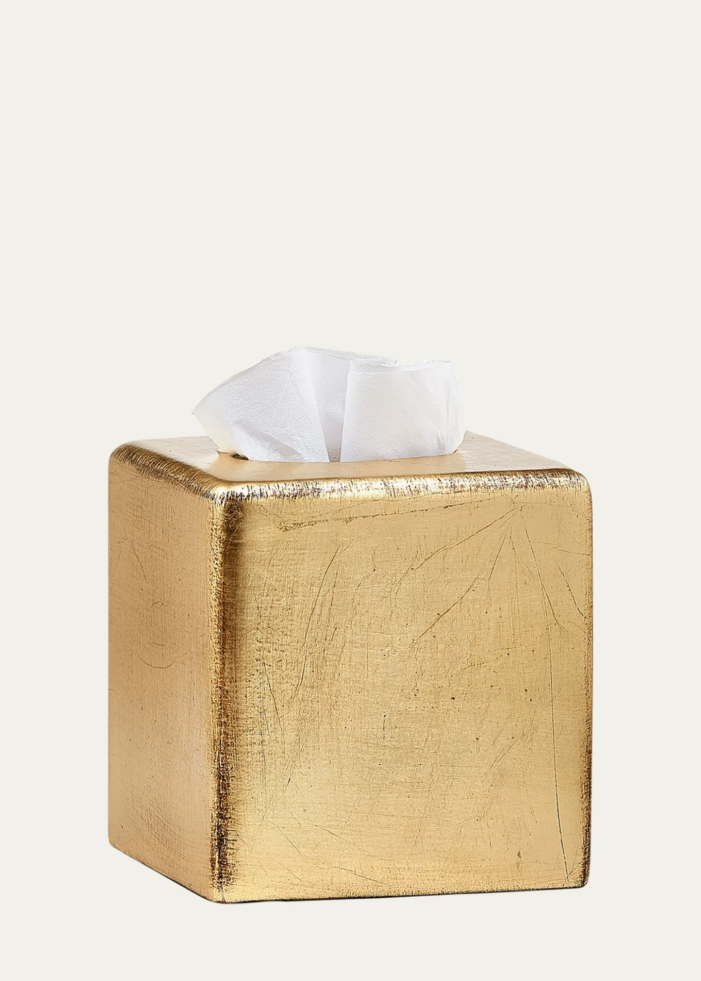 LabrazelAva Tissue Box Cover, Gold