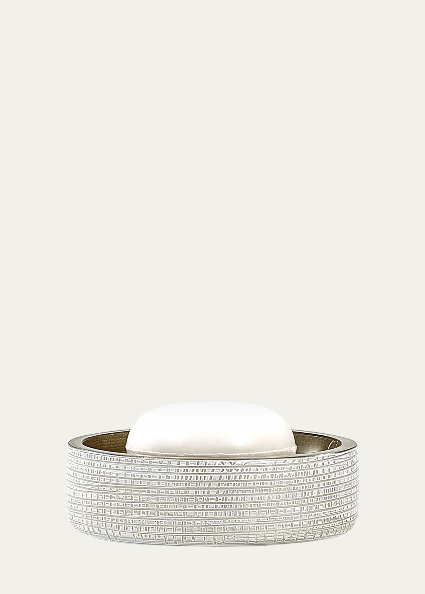 LabrazelWoven Soap Dish, Platinum