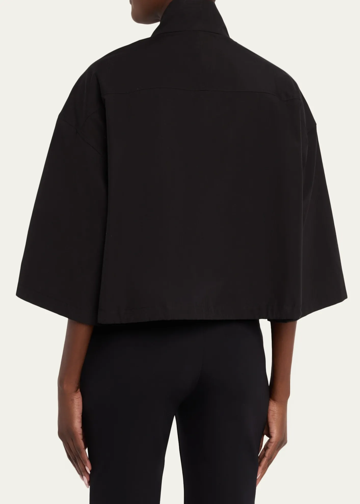 Lafayette 148 New YorkBoxy Cropped Cotton Jacket