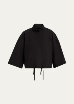 Lafayette 148 New YorkBoxy Cropped Cotton Jacket