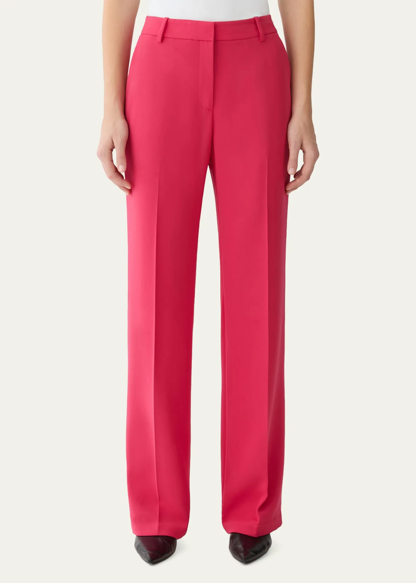 Lafayette 148 New YorkGates Straight-Leg Crepe Pants