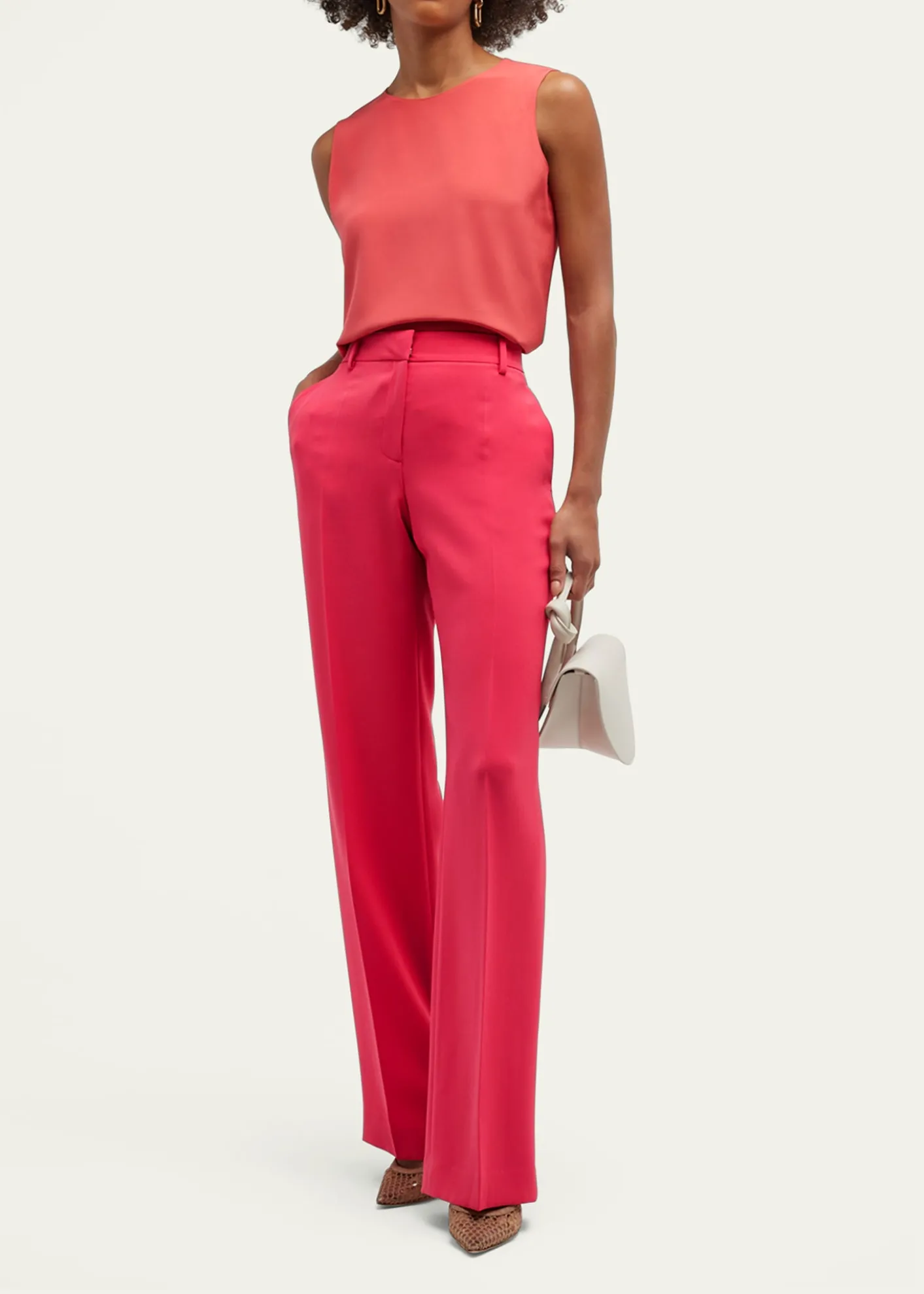 Lafayette 148 New YorkGates Straight-Leg Crepe Pants