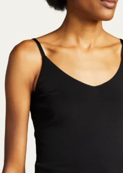 Lafayette 148 New YorkMesh Jersey V-Neck Tank
