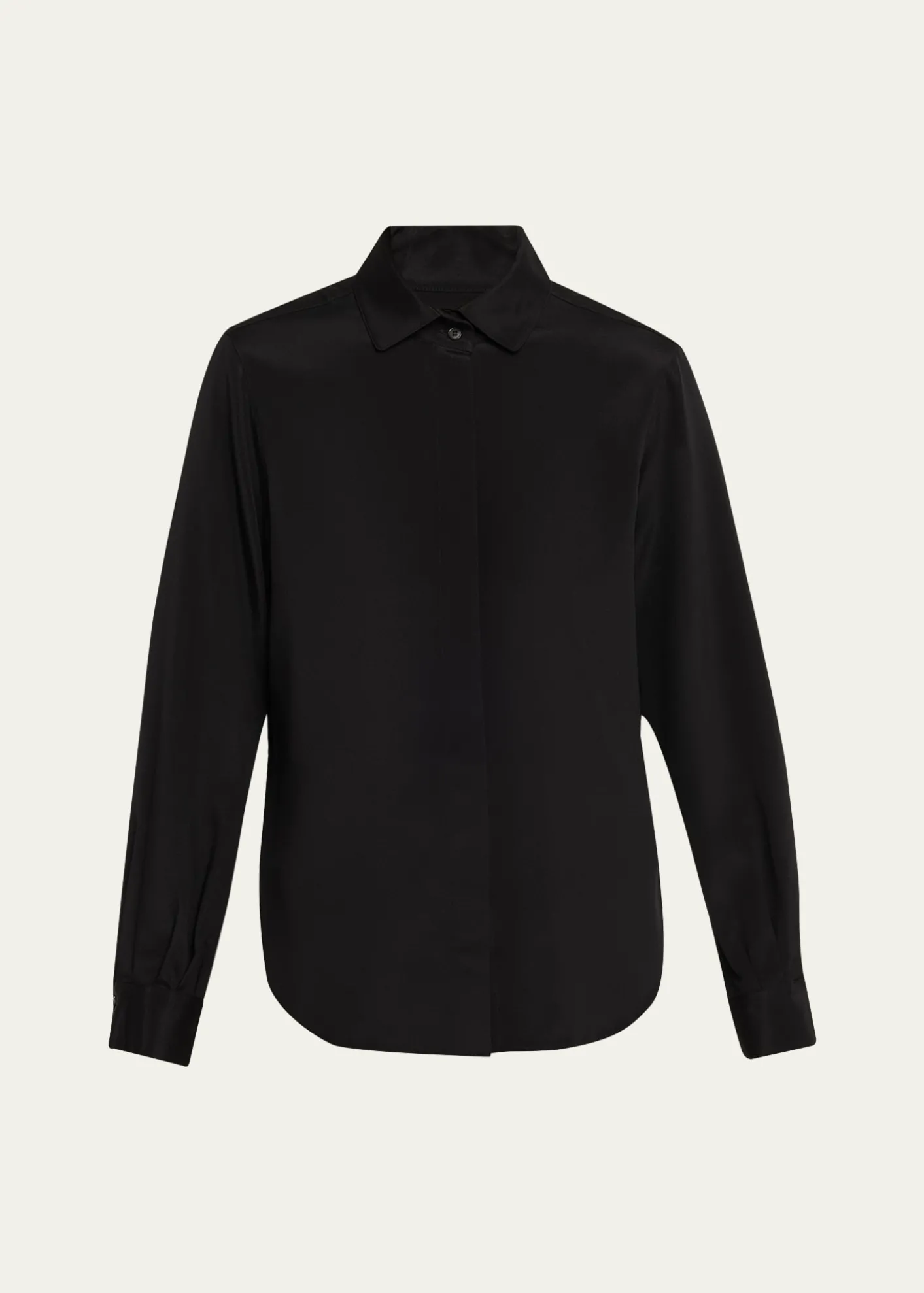 Lafayette 148 New YorkPleated Button-Down Shirt