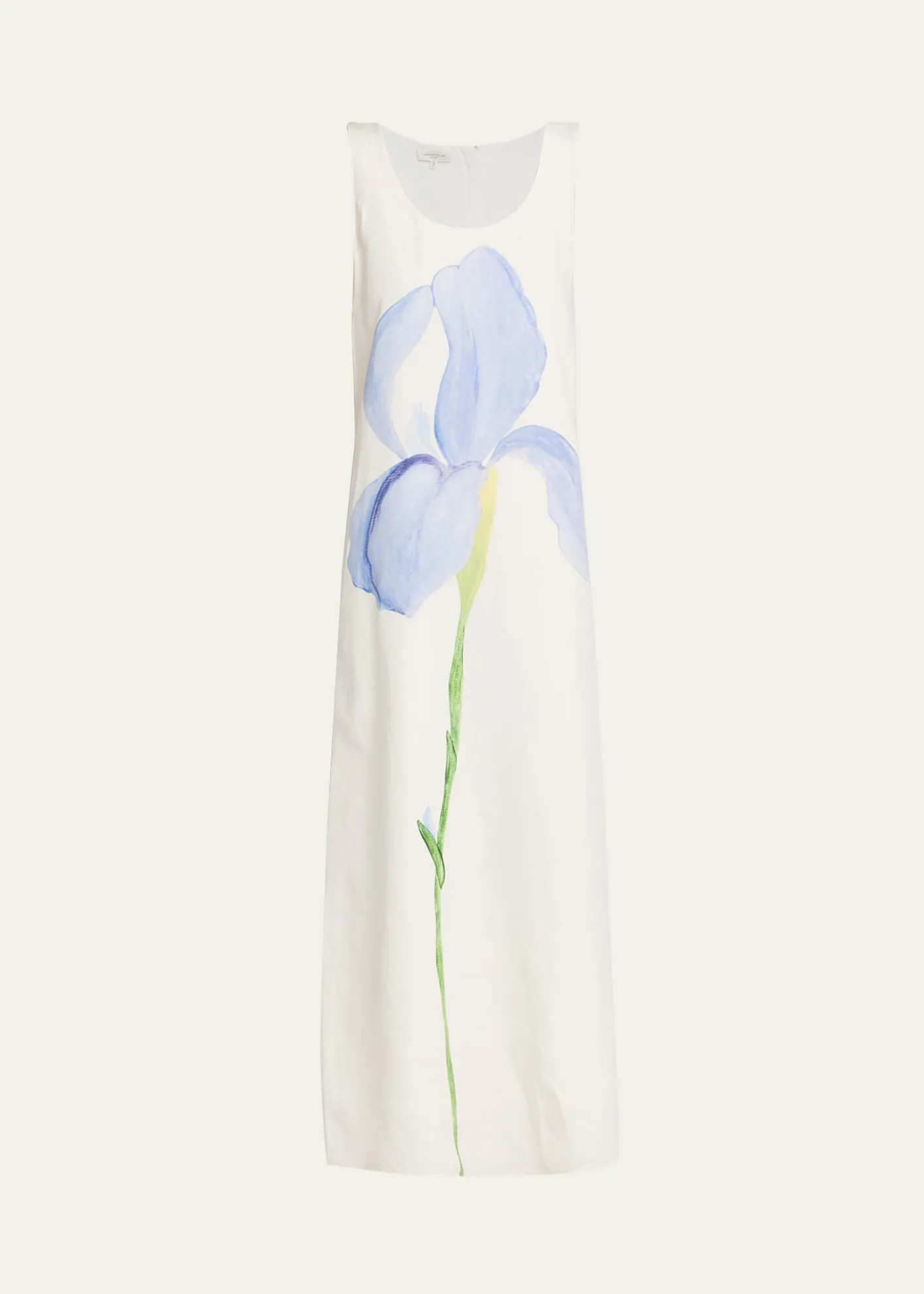 Lafayette 148 New YorkSleeveless Flower Silk-Linen Maxi Dress