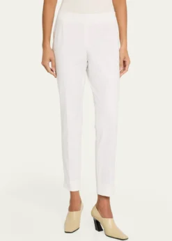 Lafayette 148 New YorkStanton Cropped Techno Stretch Twill Pants
