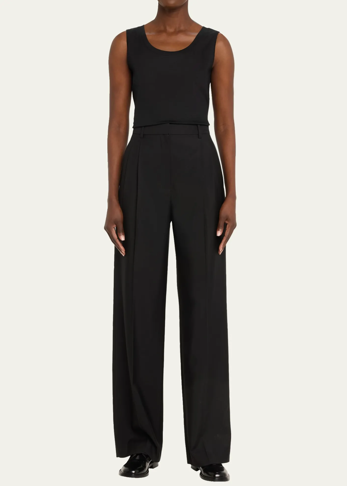 Lafayette 148 New YorkStretch Cotton Scoop Neck Tank