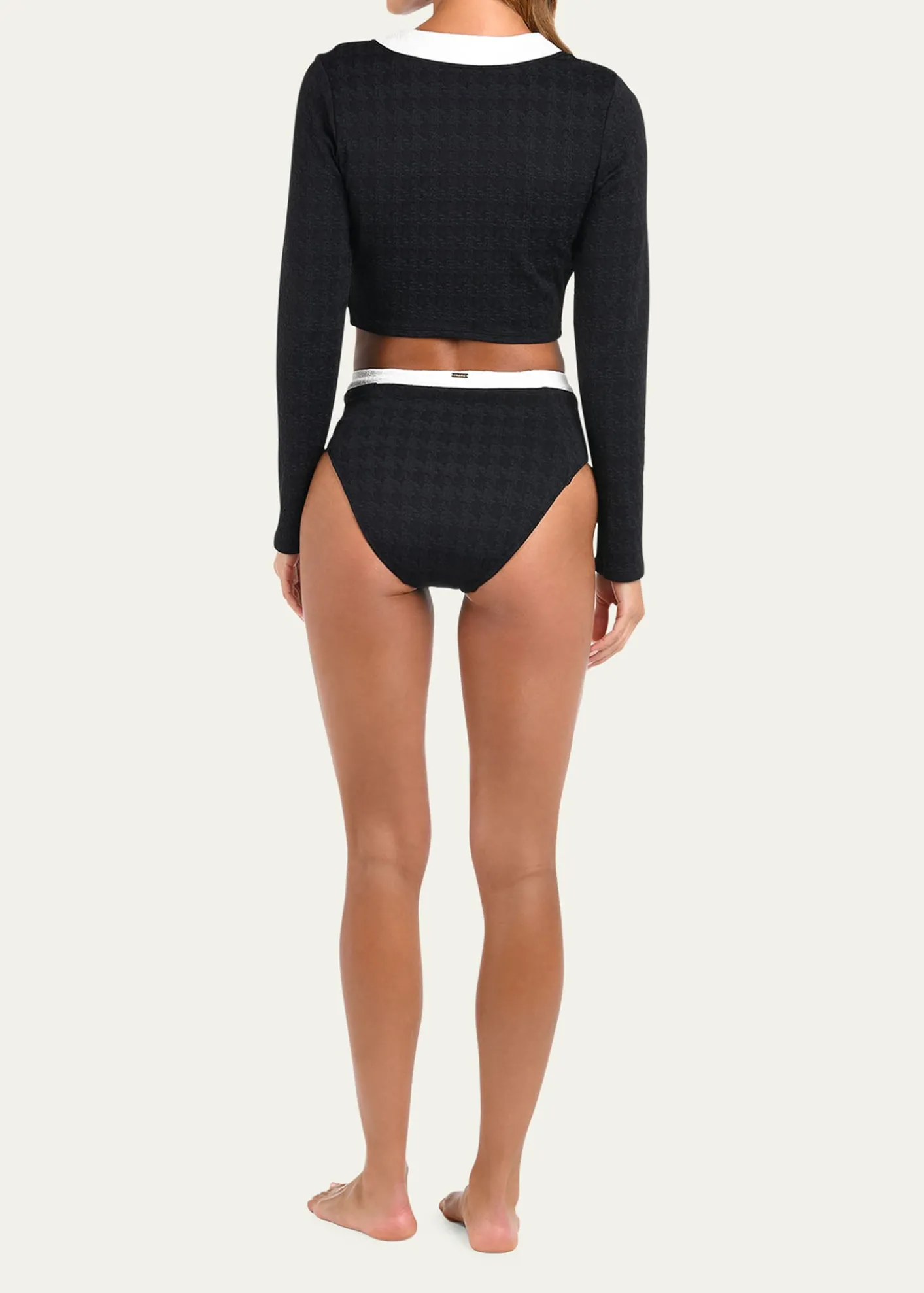 L'AgenceAdaline Colorblock Chic Swim Cardigan