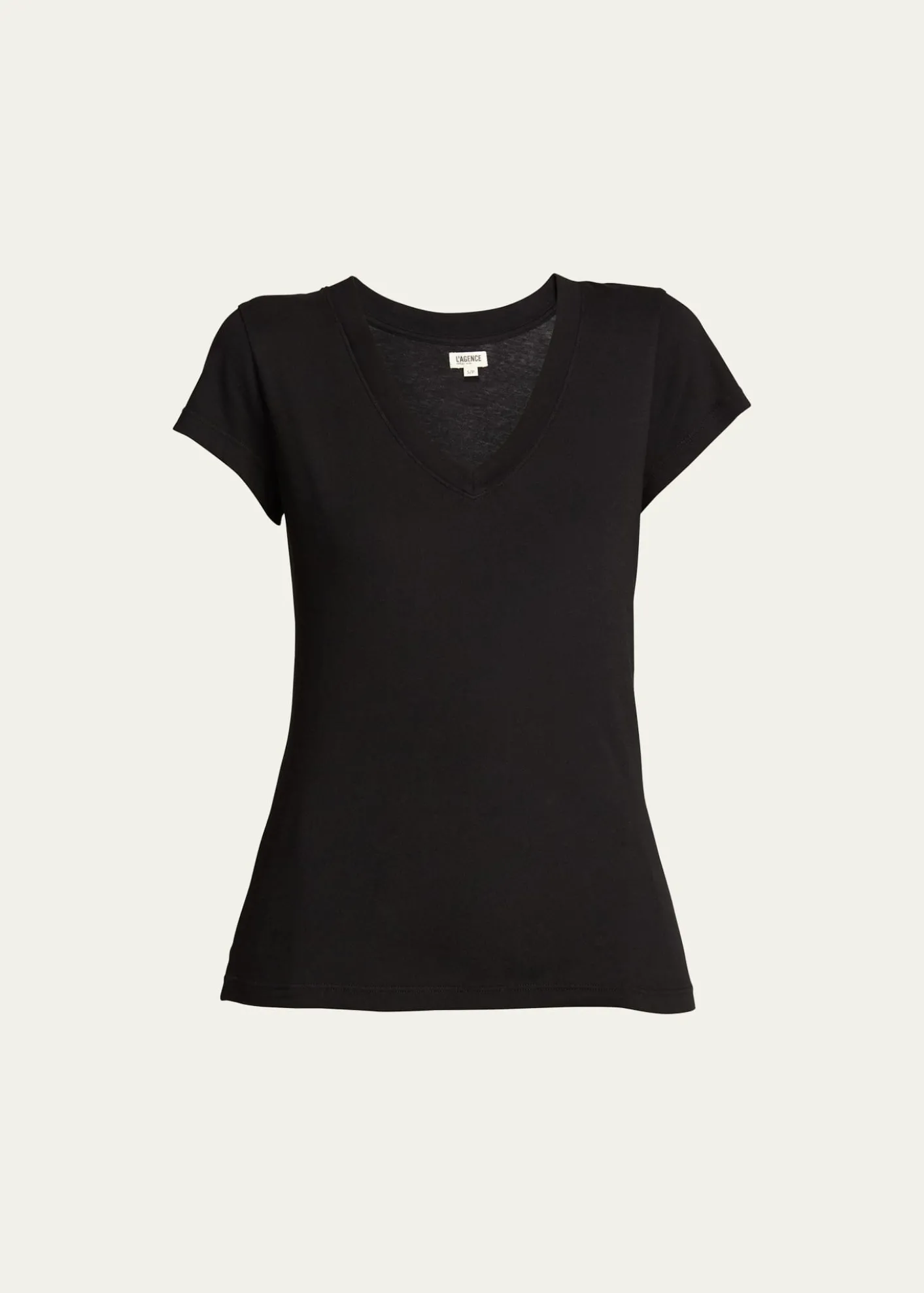 L'AgenceBecca V-Neck Short-Sleeve Tee