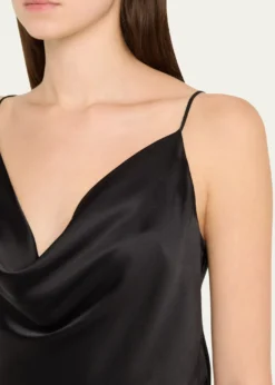L'AgenceCalista Cowl-Neck Silk Camisole