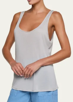 L'AgenceCelia Scoop-Neck Tank Top