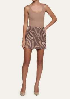 L'AgenceCyra Low-Rise Mini Skirt