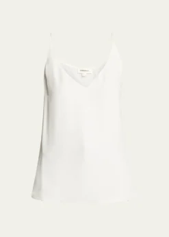 L'AgenceGabriella Silk V-Neck Tank