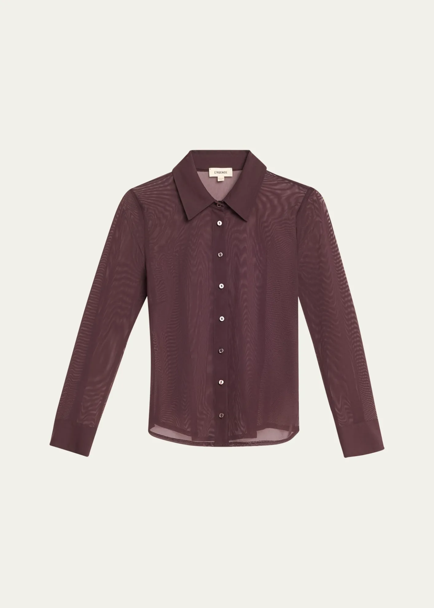 L'AgenceIndiana Fitted Mesh Blouse