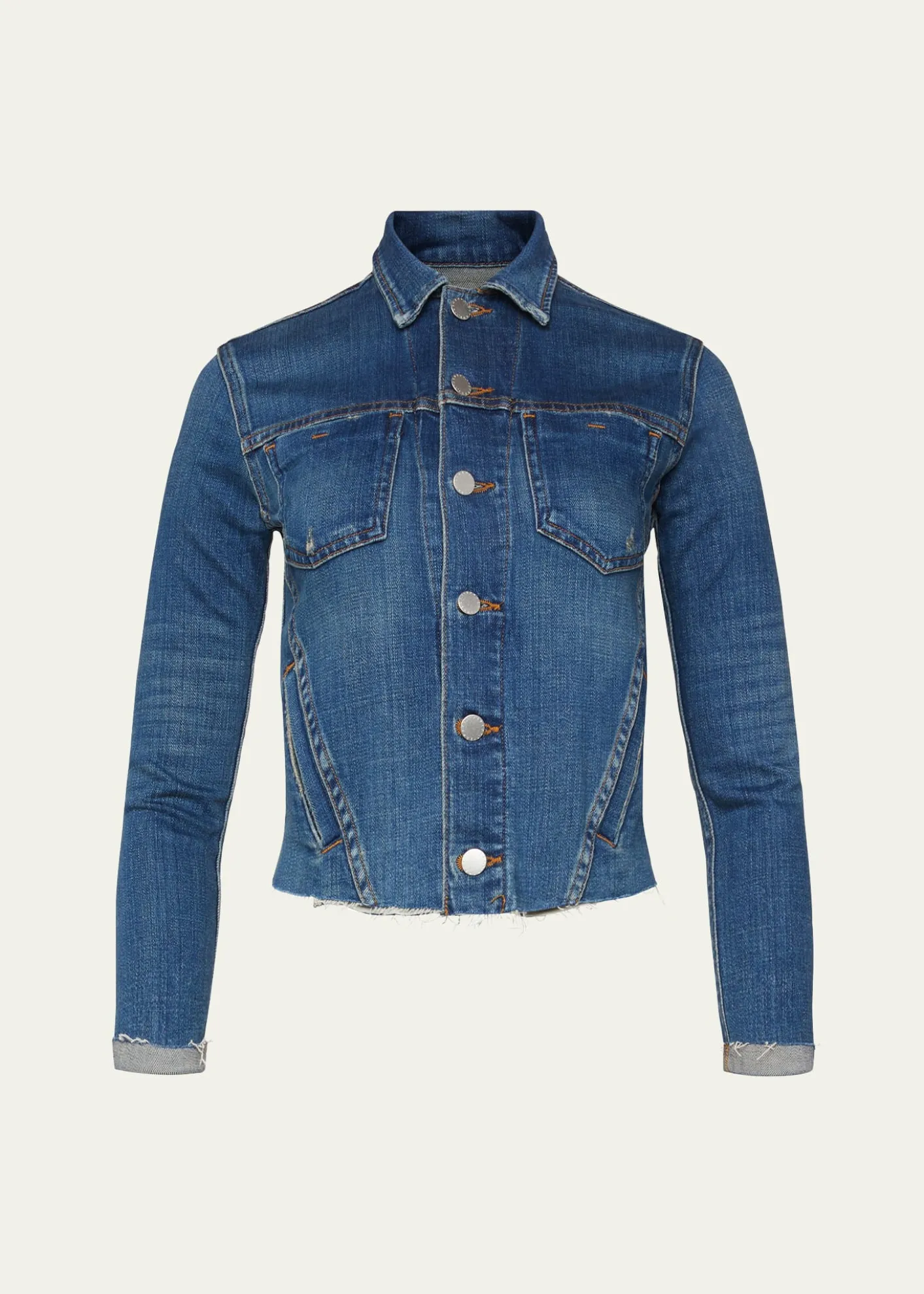 L'AgenceJanelle Slim Raw-Edge Jacket