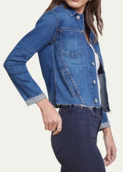 L'AgenceJanelle Slim Raw-Edge Jacket