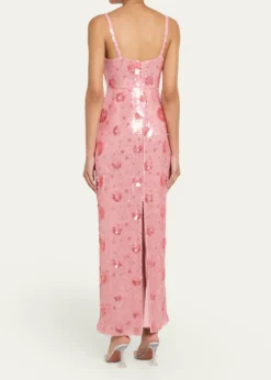 L'AgenceKarma Sequined Maxi Dress