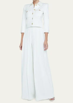 L'AgenceKumi Cropped Fitted Jacket