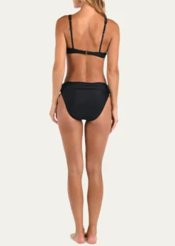 L'AgenceLexie Solid Bikini Top