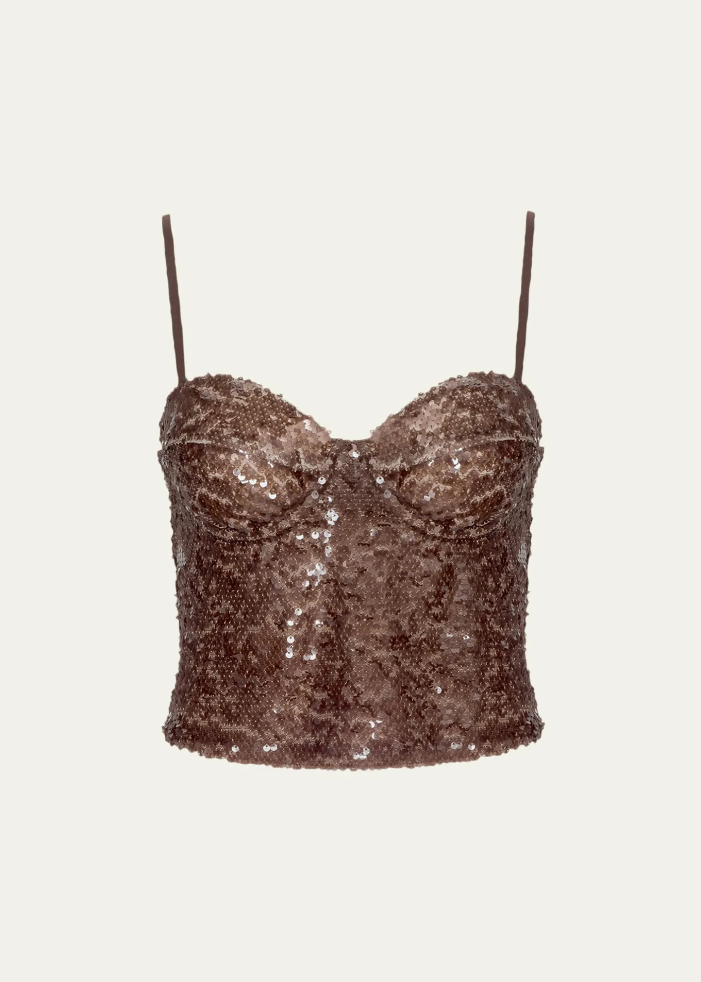 L'AgenceLior Sequined Bralette Top