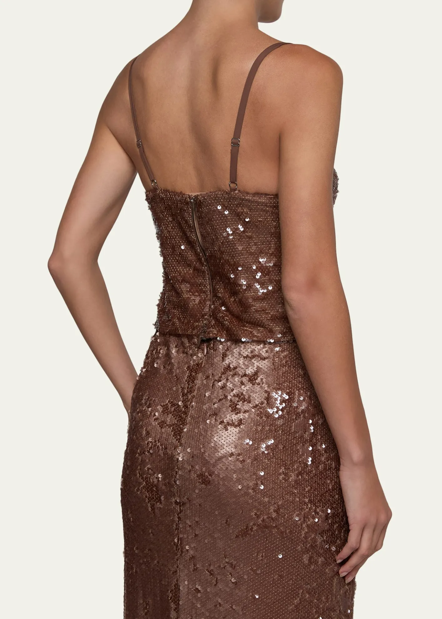 L'AgenceLior Sequined Bralette Top