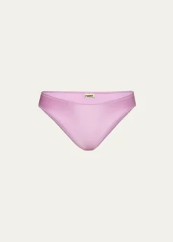 L'AgenceNicole Solid Classic Bikini Bottoms