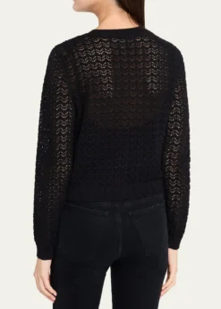 L'AgenceOrla Pointelle Knit Cardigan