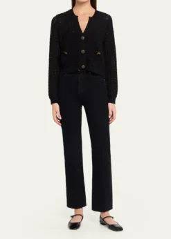 L'AgenceOrla Pointelle Knit Cardigan