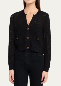 L'AgenceOrla Pointelle Knit Cardigan